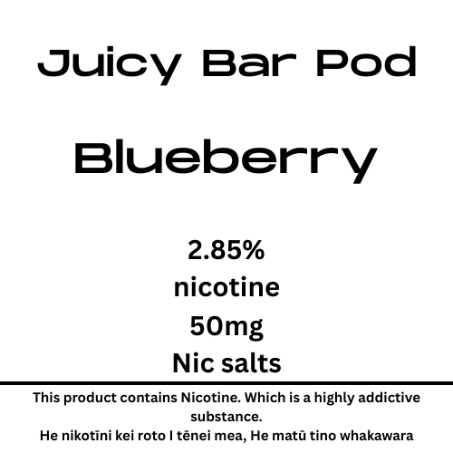 Wai Paariki Pod Huka Blueberry 50mg Tote Nic