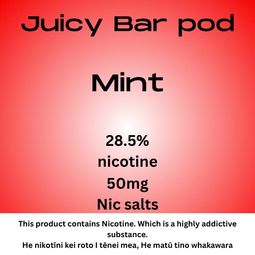 Juicy Bar Pod Mint 50mg Nic Salt