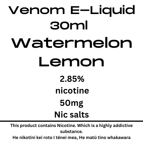 Venom 50mg Watermelon Lemon