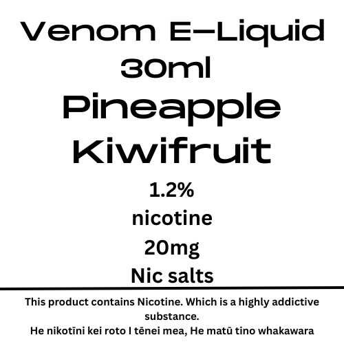 Venom 20mg Kiwifruit Pineapple