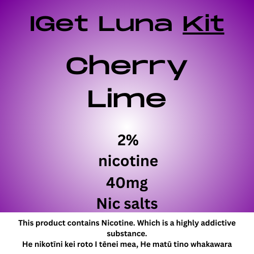 Iget Luna Kit Cherry Lime 20mg/ml Nicotine