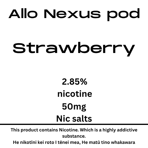 Nexus Pod Strawberry 6000puffs 50mg Nic Salt
