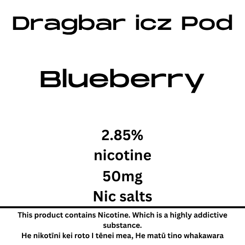 Dragbar Icz Max Pod Blueberry 28.5mg/ml Nicotine