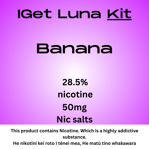 Iget Luna Kit Banana 28.5mg Nicotine