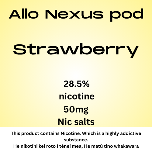 Nexus Pod Strawberry 6000puffs 50mg Nic Salt