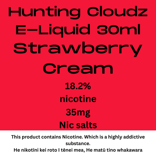 Hunting Clouds Strawberry Cream 35mg nic salt 30ml
