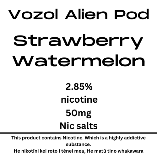 Vozol Alien Luxe Pod Strawberry Watermelon 25mg/ml Nicotine