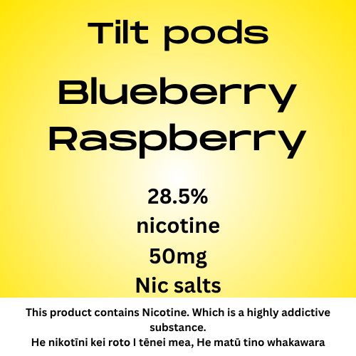 TILT Prefilled Pod Blueberry Raspberry 50mg Nic Salt