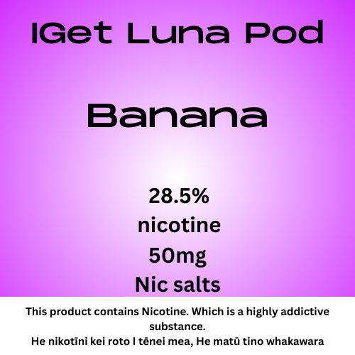 Iget Luna Pod Banana 28.5mg Nicotine