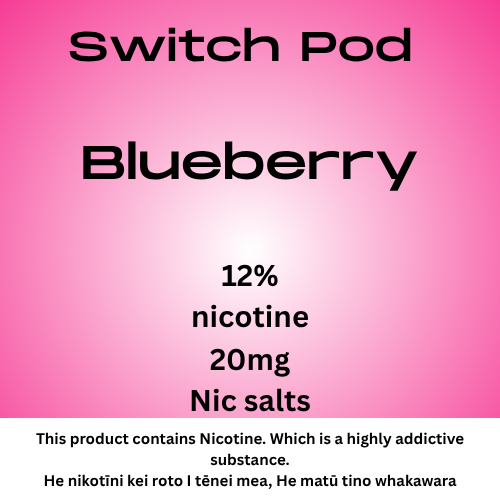 Switch Bluberry 20mg Nic Salt Pod