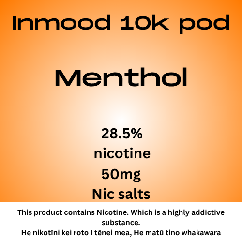 Inmood 10k Menthol 40mg Nic Salt