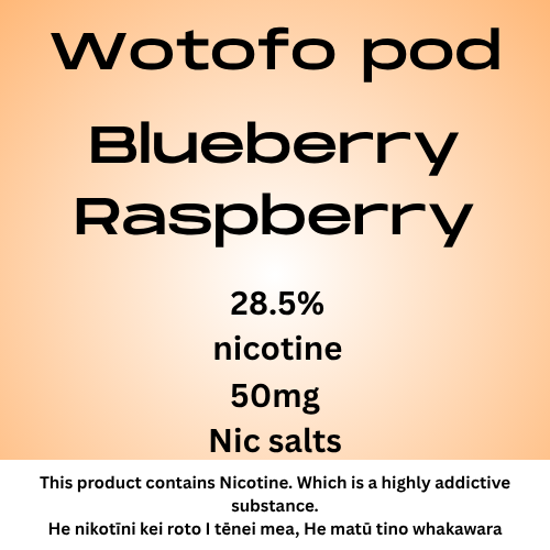 Wotofo Nexpod Blueberry Rahipere Pod 40mg Nic Tote