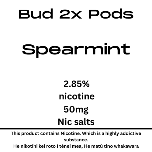 Bud Pods Spearmint 2.8% Nicotine