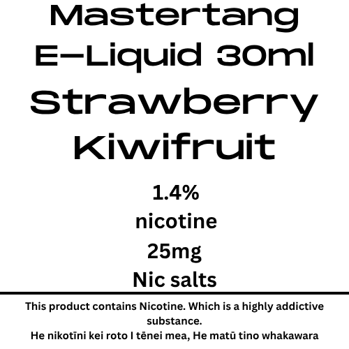 Master Tang Strawberry Kiwifruit 25mg nic salt 30ml