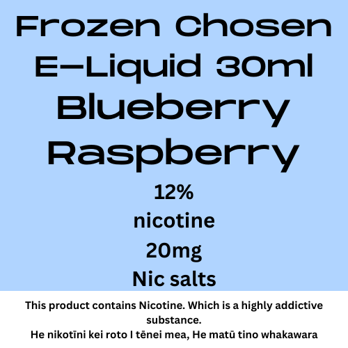 Frozen Chosen Blueberry Raspberry 20mg Nic Salt