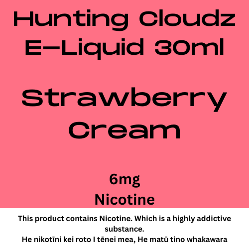 Hunting Clouds Strawberry Cream 6mg 60ml