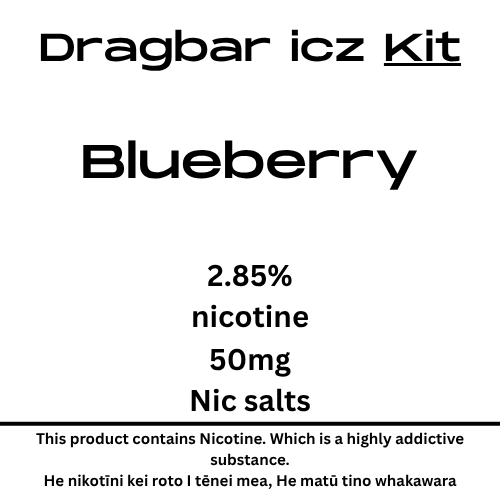Dragbar Icz Max Kit Blueberry 28.5mg/ml Nicotine
