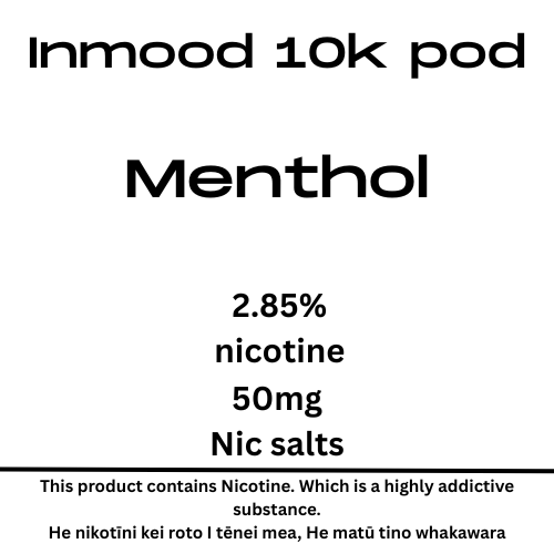 Inmood 10k Menthol 40mg Nic Salt