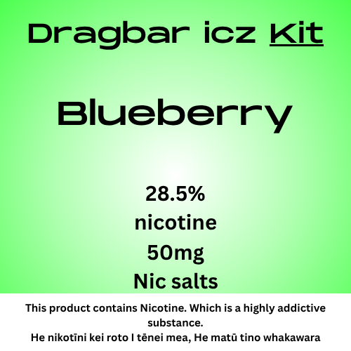 Dragbar Icz Max Kit Blueberry 28.5mg/ml Nicotine