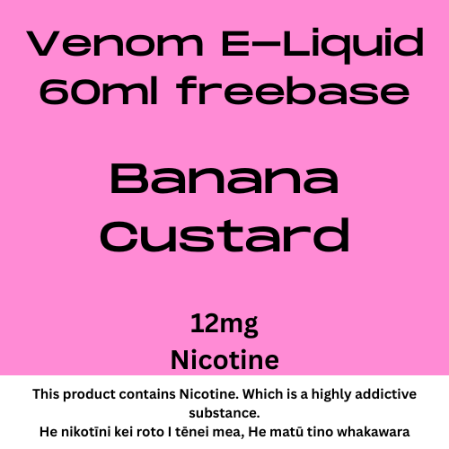 Venom 12mg Banana Custard 60ml