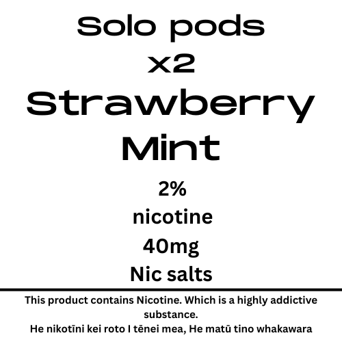Solo Pods Strawberry Mint 2% Nicotine