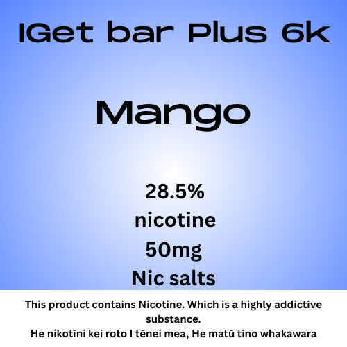 Iget Bar Plus Pod Mango 20mg Nicotine