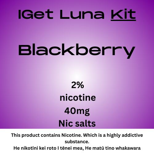 Iget Luna Kit Blackebrry 20mg/ml Nicotine