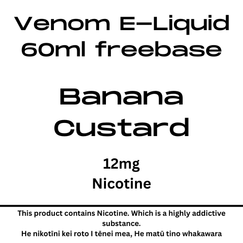 Venom 12mg Banana Custard 60ml