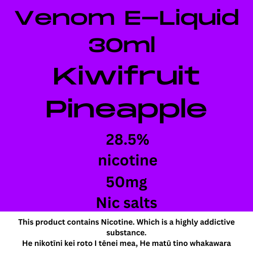 Venom 50mg Kiwifruit Pineapple