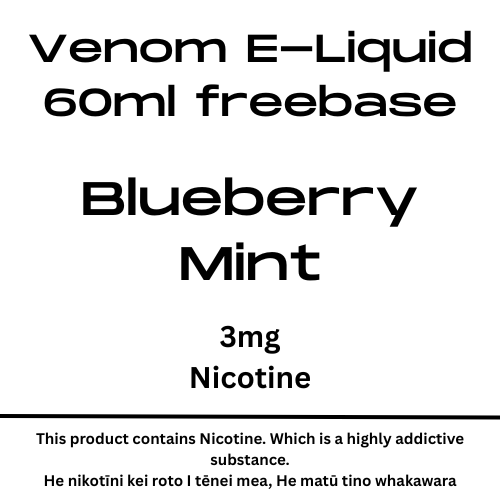 Venom 3mg Blueberry Mint 60ml