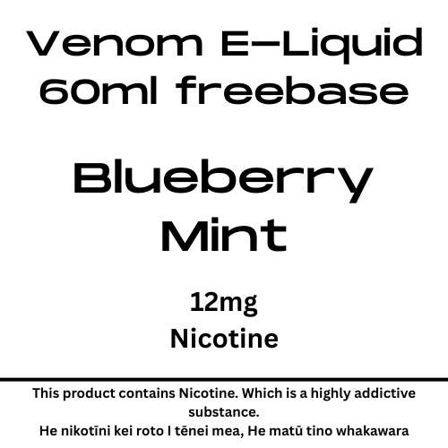 Venom 12mg Blueberry Mint 60ml