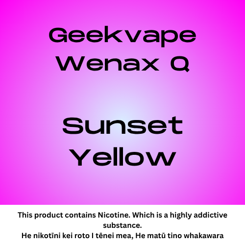 Geekvape Wenax Q Pod Kit Sunset Yellow