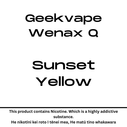 Geekvape Wenax Q Pod Kit Sunset Yellow