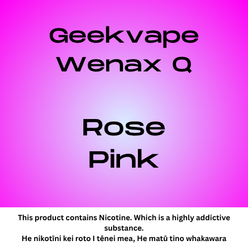 Geekvape Wenax Q Pod Kit Rose Pink