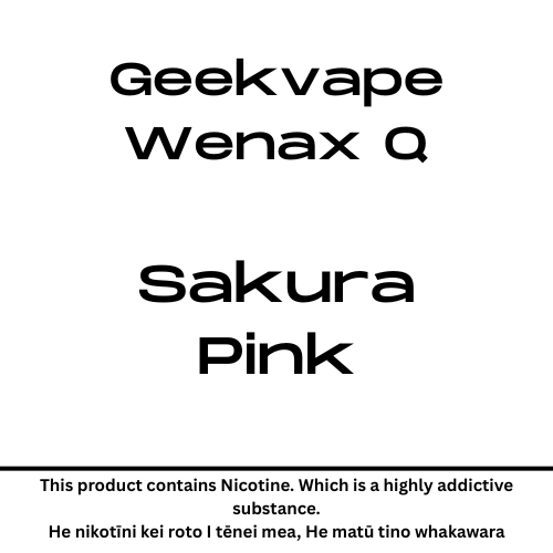 Geekvape Wenax Q Pod Kit Sakura Pink