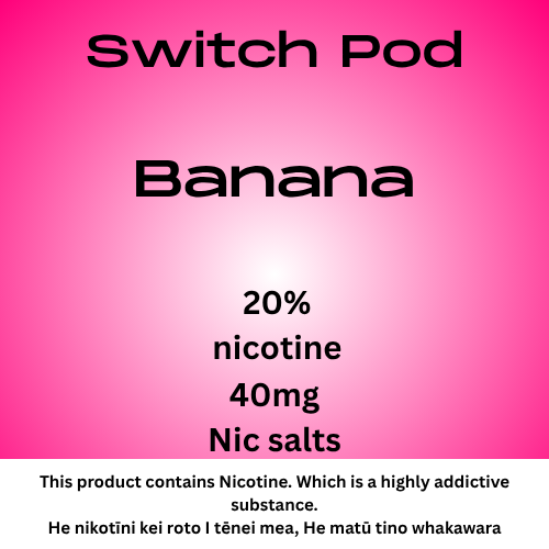 Switch Banana 40mg Nic Salt Pod