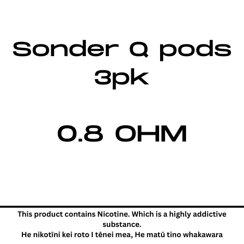 Sonder Q Pods 0.8ohm