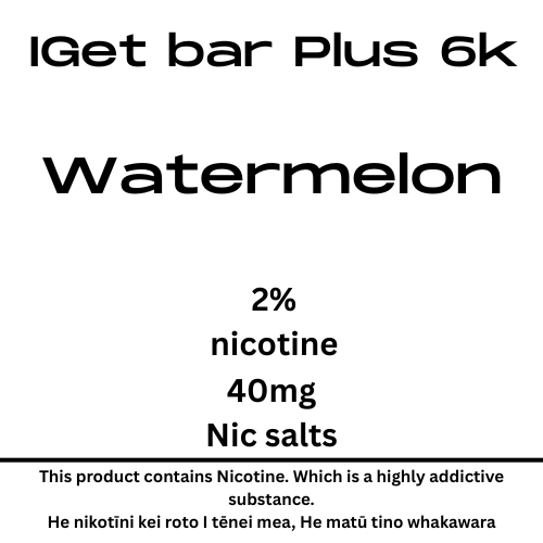 Iget Bar Plus Pod Watermelon 20mg Nicotine