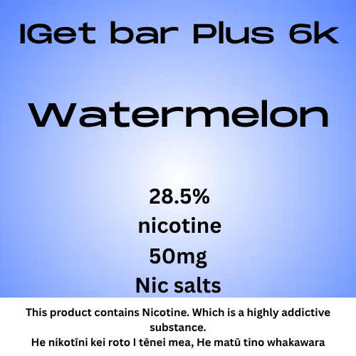 Iget Bar Plus Pod Watermelon 20mg Nicotine
