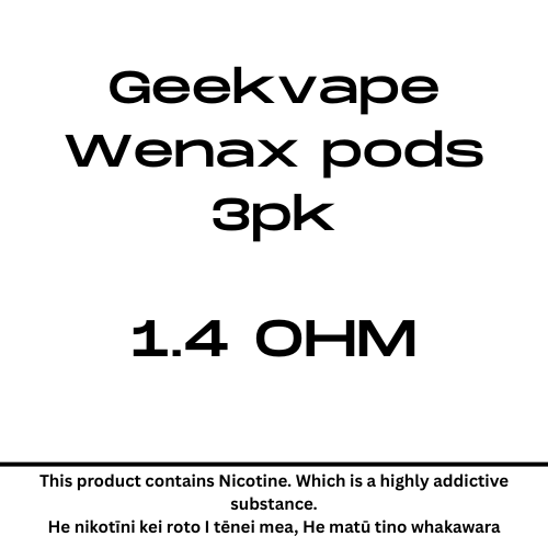 Geek Wenax 3pc Pod 1.4