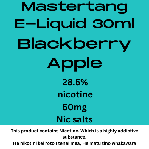 Master Tang Blackberry Apple 50mg nic salts 30ml