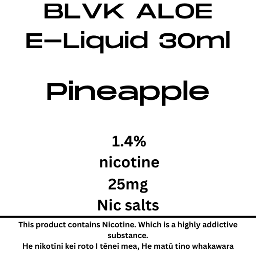 BLVK Aloe Pineapple 25mg Nic Tote