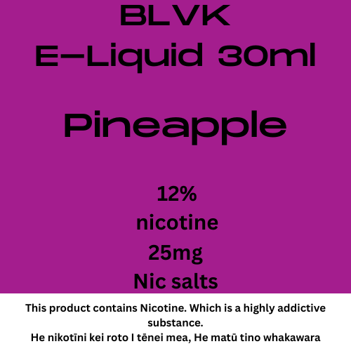 BLVK Pineapple 25mg Nic Salt