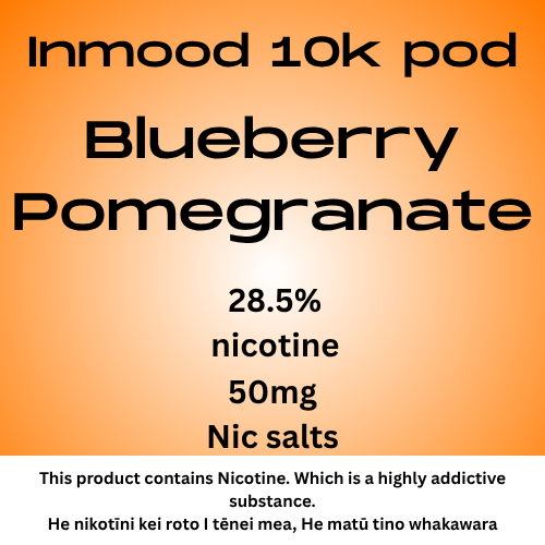Inmood 10k Blueberry Pomegranate 40mg Nic Salt