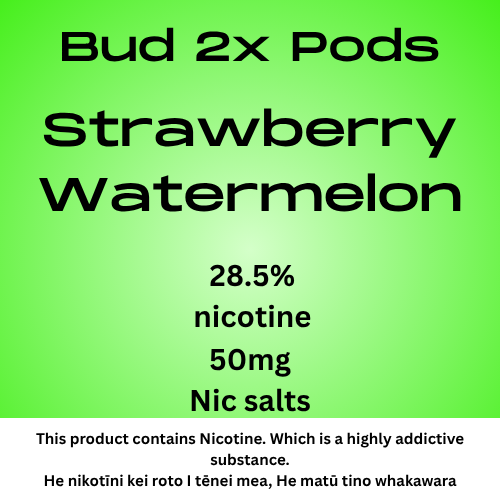 Bud 2 Pods Strawberry watermelon 2.8% Nicotine