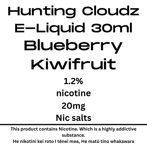 Hunting Clouds Blue Kiwi Crush 20mg nic tote 30ml