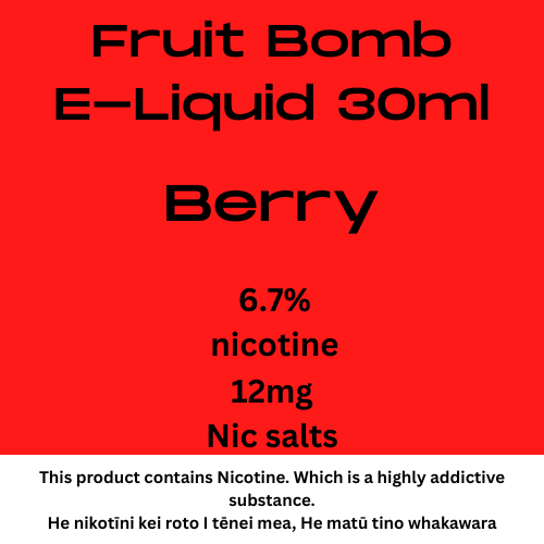Fruit Bomb Berry 12mg Nic Salt