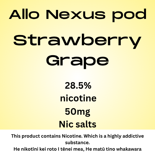 Nexus Pod Strawberry Grape 6000puffs 50mg Nic Salt Pod