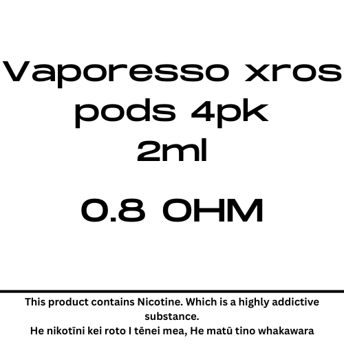 Vaporesso Xros 0.8 Mesh Pod 4 Pack Corex 2.0