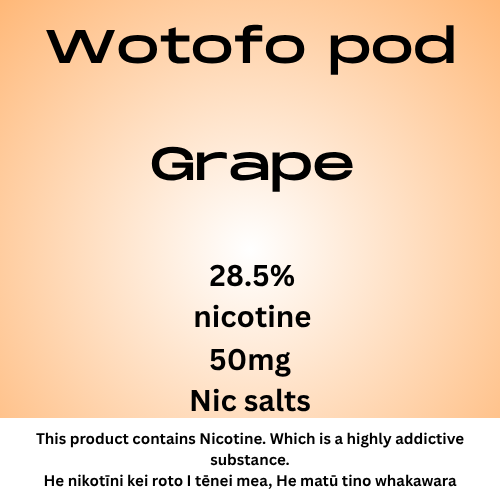 Wotofo Nexpod Grape Pod 40mg Nic Tote